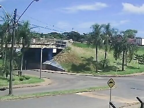 Spectacular Crash Of Burning Truck