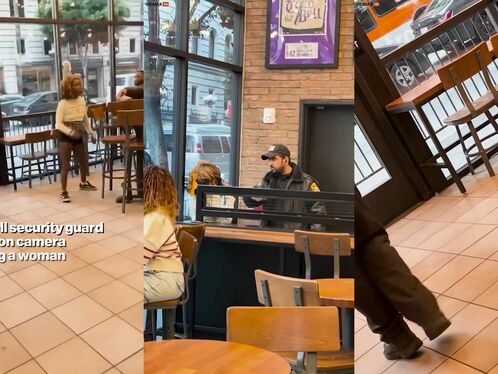 Taco Bell Security Guard Slaps Woman While Ordering Food