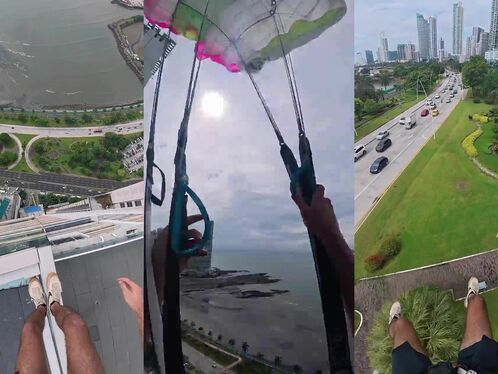 No Matter If There Is A Parachute Or Not,