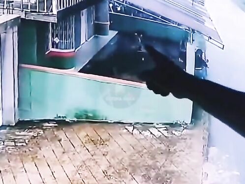 Traffic Accident Recorded By Camera