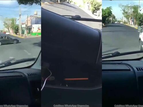 Car Ignores Ambulance And Crashes