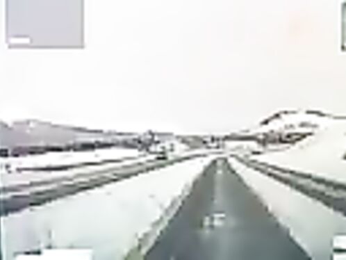 Saw This Car Rollover This Morning