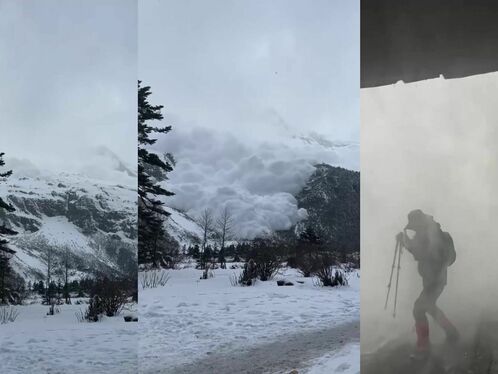 Hey, Look, A Lovely Avalanche, Let's Film It And Give It A Thumbs Up On The Internet