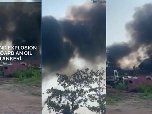Fire And Explosion On Oil Tanker