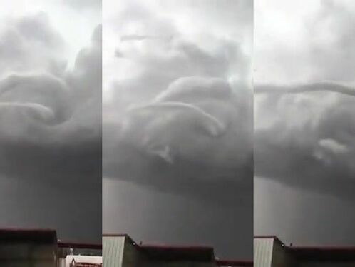 Incredible Close-up Video Of Tornado Formation