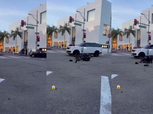 When A Moped Runs A Red Light