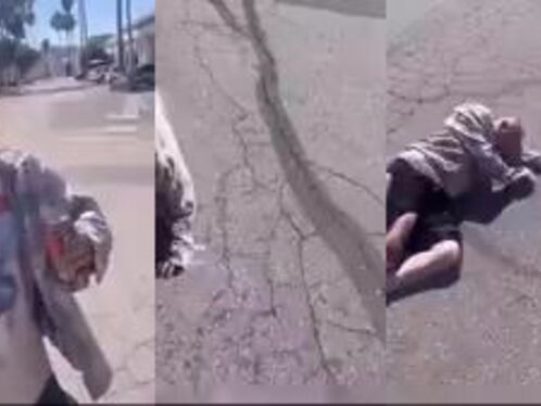 Drunk Man Punches Photographer