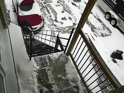 Be Careful, It's Slippery Outside