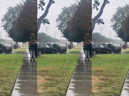 Truck Crashes Into Fire Hydrant