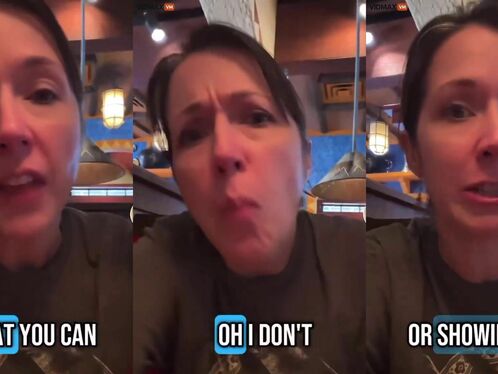 Liberal White Woman In Mexican Restaurant Demands Food From Waiter