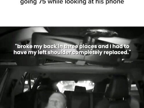 The Man Hit The Traffic Light