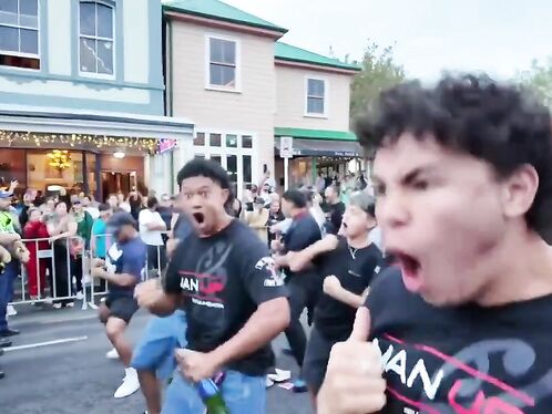 Based On Alpha Males Performing The Haka And Stopping Pride Parades