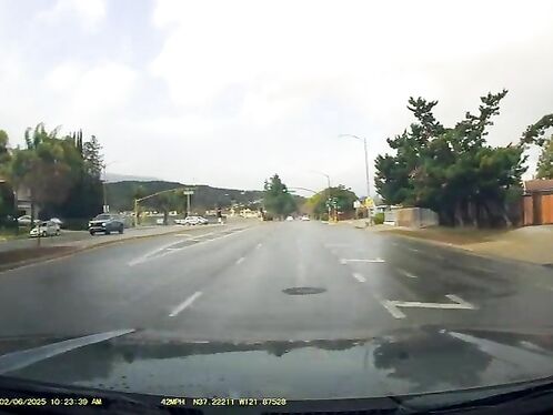 I Guess When It Rains In California, A Red Light Means You Can Go.