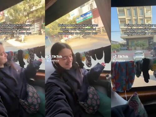 After Washing Clothes, Dry Them In The Sink