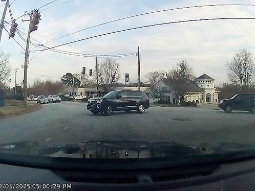 The Person Who Ran The Red Light Actually Dared To Slow Down And Stare At Me