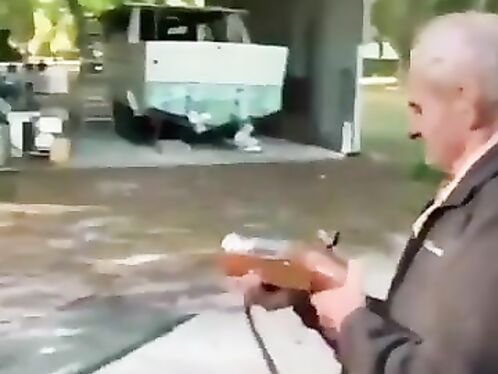 The Guy Was Stunned And Didn't React.