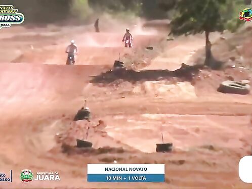 Motocross Attacker Fails Jump