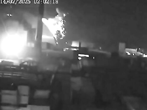 A Drone Pierces The Shell Of The Chernobyl Nuclear Power Plant In Ukraine