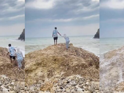 When Your Girlfriend Finally Goes On A Date At The Beach