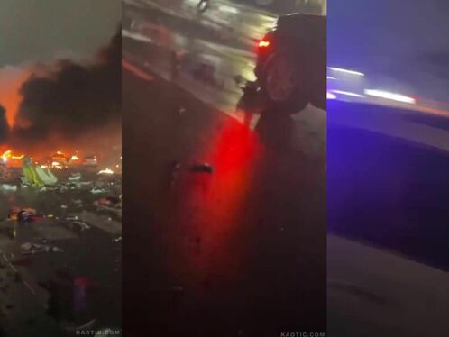 Aftermath Of The Learjet Crash