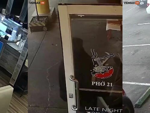 Watch A Degenerate Try To Steal A Food Delivery Robot