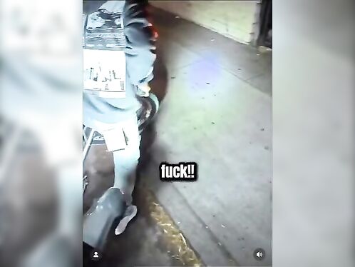 Guy Effectively Takes Care Of A Group Of Cyclists