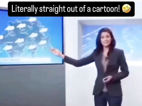 The Host Slipped During The Show