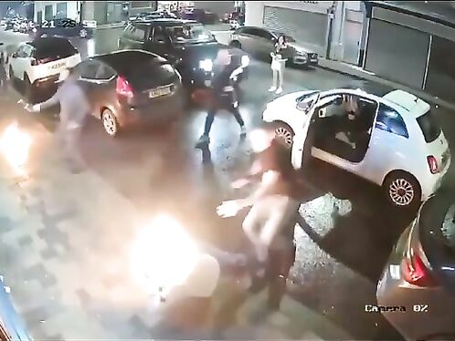 Britons Petrol Bombed In City