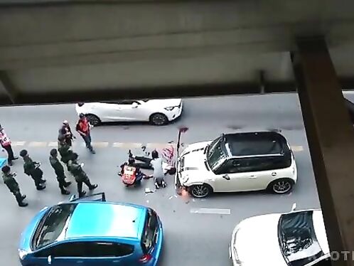 Motorcycle Accident In Bangkok