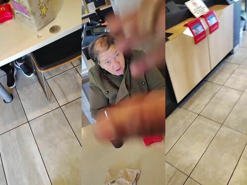 Homeless Man Films Himself Sexually Harassing Woman At McDonald's