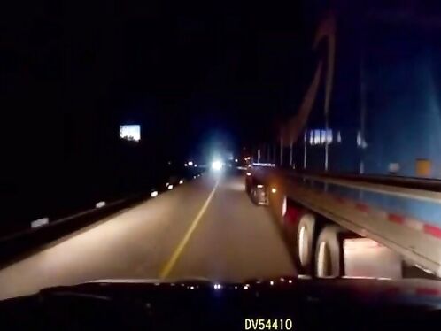 Amazon Truck Crashes Into Car