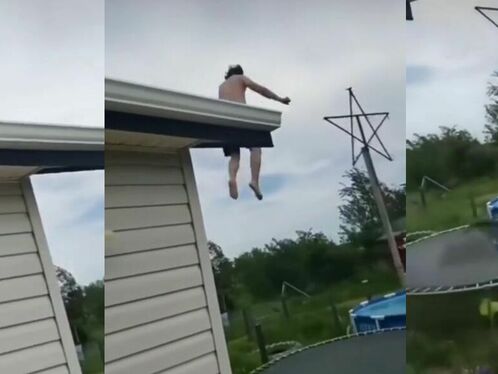 Never Jump On A Trampoline After Drinking