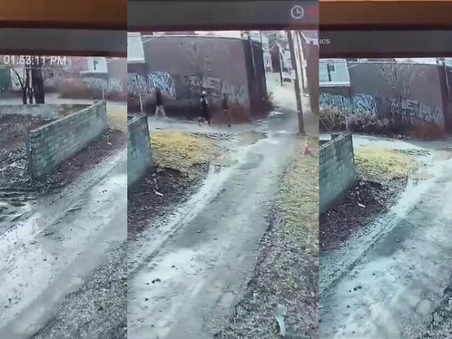 Second Perspective Of Boy Saving Friend From Robbery