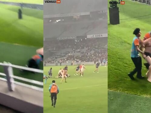 This Streaker At A New Zealand Rugby Match Is Hilarious