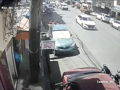 Two Teenagers Lost Control Of Their Bicycles While Doing A Wheelie