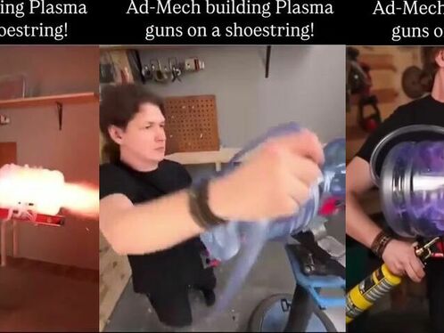 Man builds a plasma gun with household items