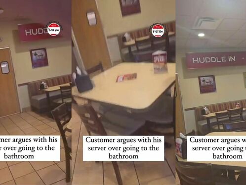 Waiter Accuses Customer Of Running While Eating