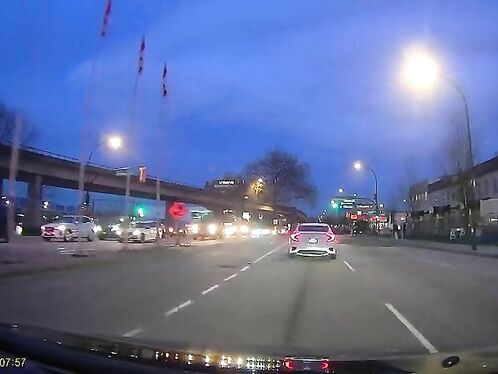 Failure To Yield To Oncoming Vehicles, Nearly Causing A Collision