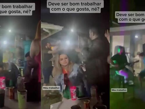 The Man Fell On A Speaker, Which In Turn Fell On The Musician