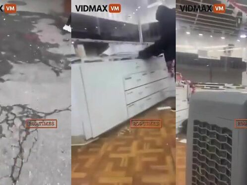 Watch A Group Of Thugs Rob A Jewelry Stall