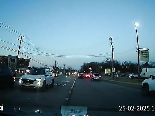 A Bunch Of Idiots Driving In The Wrong Lane
