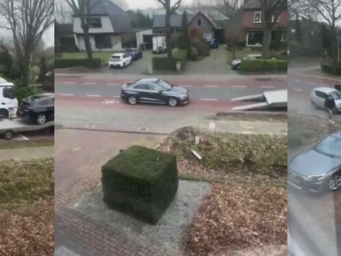 Photographing The Arrival Of The New Audi