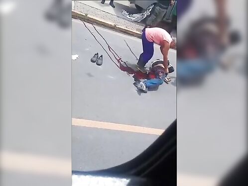 Motorcyclist Timing A Wheelie Incorrectly