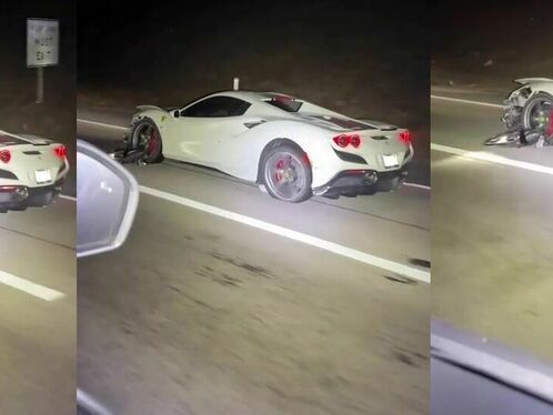 Accident Ferrari Still Running