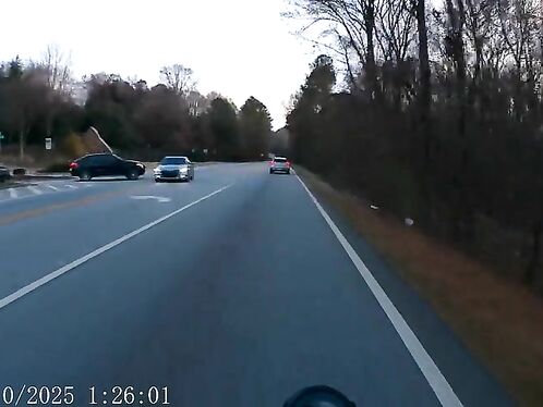 Idiot Blocking The Left Turn Lane