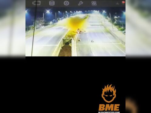 Speeding Driver Forgets To Wear Seat Belt