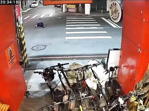 Man Hit Twice By Car While Crossing Road