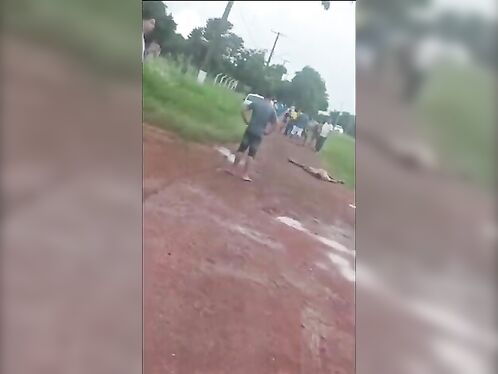 Motorcyclist And Passenger Flew Away