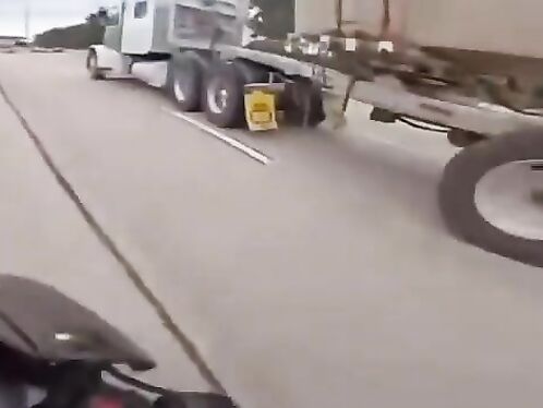 Crazy Man On Bicycle