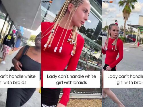 Black Woman Yells At White Woman For Having Braids In Her Hair